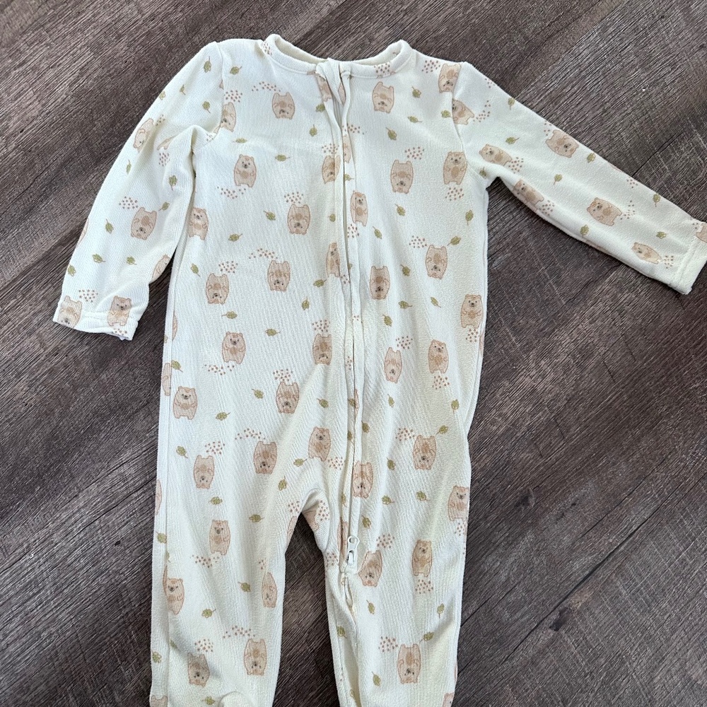 Baby Knit Pajamas, Liam and James Pajamas, Bear Pajamas, Baby Clothing, Baby